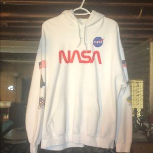Men’s white NASA Hoodie
